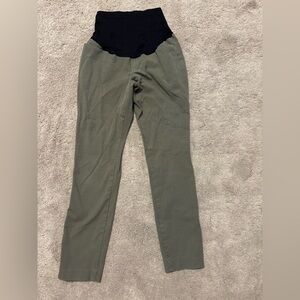 Old Navy Olive Pixie Maternity Pants